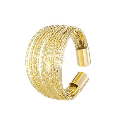 Multilayer Alloy Cuff Finger Rings for Women WH-WG3FEA6-02-1