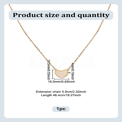 1Pc Brass & Druzy Resin Heart Pendant Necklaces NJEW-LP0009-36-1