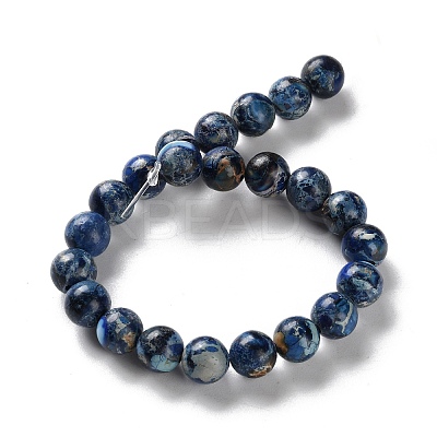 Dyed Natural Regalite/Imperial Jasper/Sea Sediment Jasper Beads Strands G-B124-C01-11-1