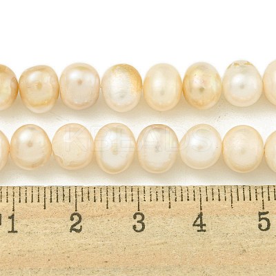 Natural Cultured Freshwater Pearl Beads Strands PEAR-C003-09F-X-1