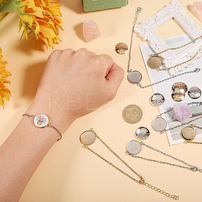 304 Stainless Steel Cable Chains Bracelets Making BJEW-CA00002-1