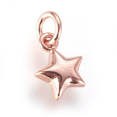 Enamel Brass Charms KK-G364-18-1