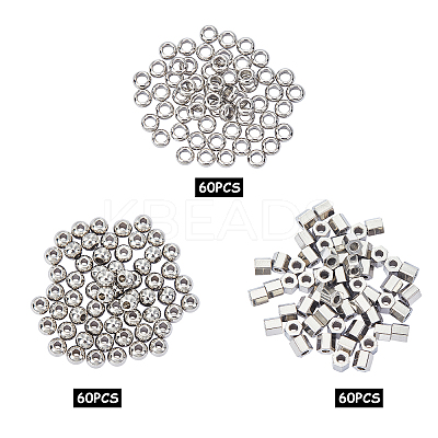 304 Stainless Steel Spacer Beads STAS-UN0008-69P-1