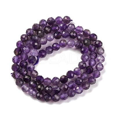Natural Amethyst Beads Strands G-F770-C07-02AB-1
