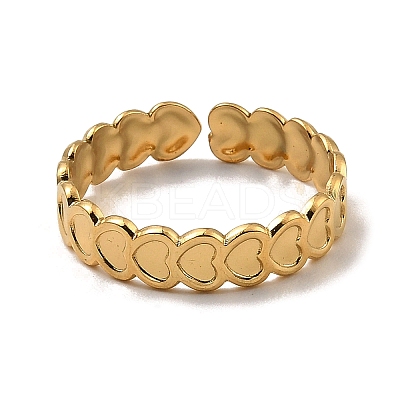 304 Stainless Steel Open Cuff Rings RJEW-Z018-03G-1