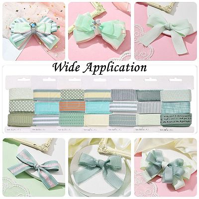 9 Yards 3 Styles Polyester Ribbon SRIB-A014-C10-1