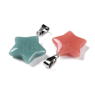 Synthetic Noctilucent Stone/Luminous Stone Pendants G-Z054-06D-1
