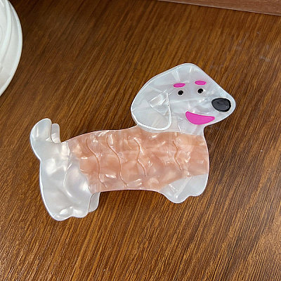 Cellulose Acetate Claw Hair Clips PW-WG01E9E-02-1