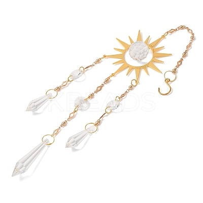 Alloy Sun Hanging Suncatchers GL-A001-02G-1