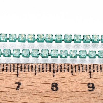 Iron Rhinestone Cup Chains CH-T006-05B-02-1