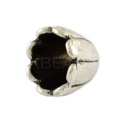 Tibetan Style Alloy Multi-Petal Bead Caps LS-TIBE-00722-AS-FF-1