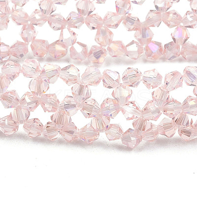 Bling Glass Beaded Stretch Bracelet BJEW-N018-03-08-1