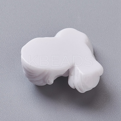 Cream Glue Resin Cabachons RESI-CJC0001-64J-1