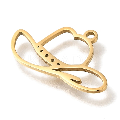 201 Stainless Steel Pendants STAS-R136-23G-1