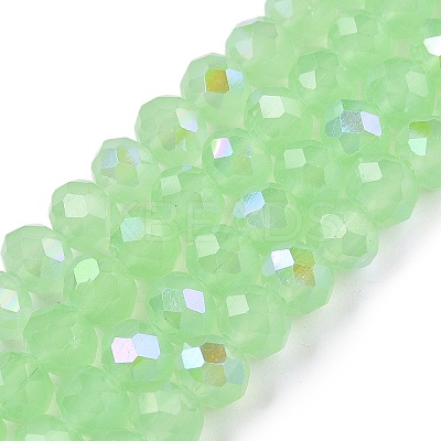 Electroplate Glass Beads Strands EGLA-A044-J6mm-L01-1