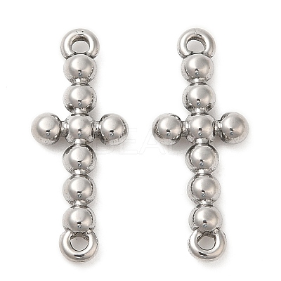 Non-Tarnish 304 Stainless Steel Connector Charms STAS-D084-14P-1