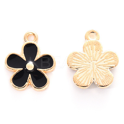 Alloy Enamel Charms ENAM-R059-02D-RS-1