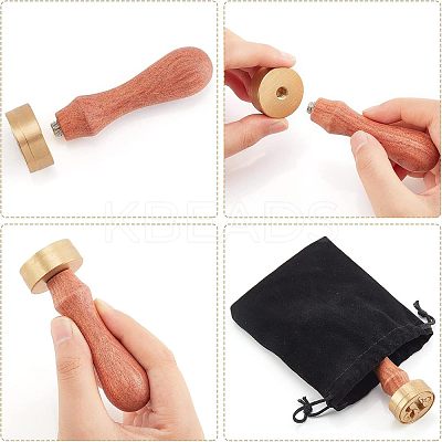 1Pc Brass Stamp Head DIY-OC0008-30R-1
