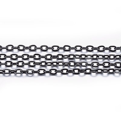 Handmade 304 Stainless Steel Cable Chains STAS-P213-05B-02-1