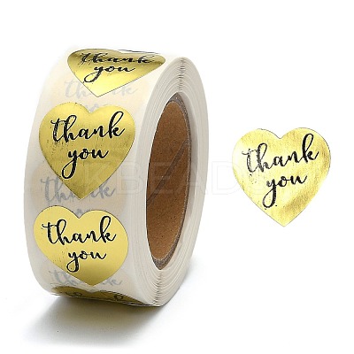 1 Inch Thank You Stickers DIY-G021-13C-1