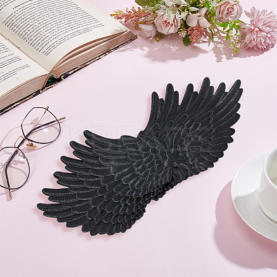 20Pcs Cloth Angel Wings AJEW-GF0012-62C-1