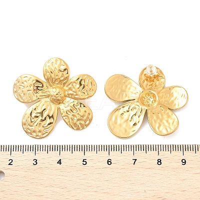 304 Stainless Steel Stud Earrings for Women EJEW-B121-01G-03-1
