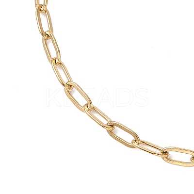 2.5MM 304 Stainless Steel Paperclip Chain Slider Bracelet Makings AJEW-JB01401-1