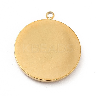 Ion Plating(IP) 304 Stainless Steel Pendant Rhinestone Settings STAS-P312-16G-1