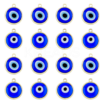 16Pcs 2 Colors Handmade Lampwork Pendants LAMP-HY0001-04-1