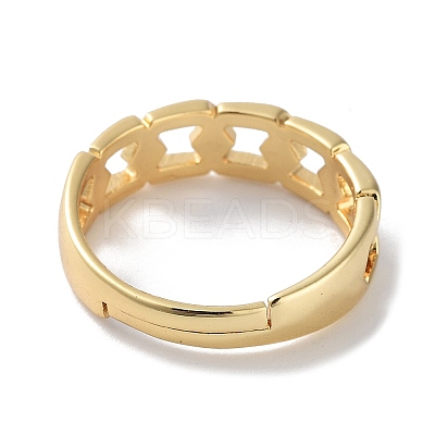 Brass Adjustable Rings for Women RJEW-E292-17G-1