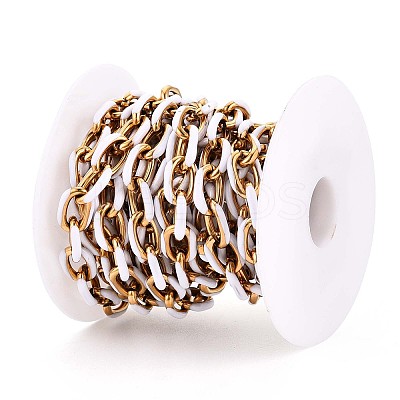 304 Stainless Steel Enamel Cable Chains CHS-ZX006-06A-1