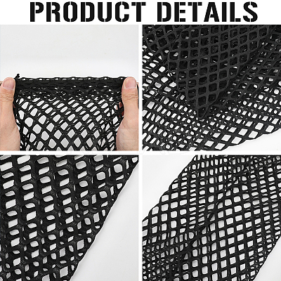 2Pairs 2 Colors Polyester Fishing Net Socks AJEW-CY0001-21-1