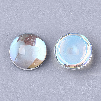 Transparent Glass Cabochons LS-EGLA-N004-03B-01-1