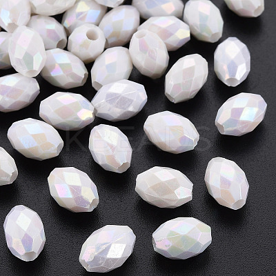 Opaque Acrylic Beads X-TACR-S153-32I-09-1