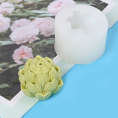 DIY Silicone Flower Candle Molds SIMO-PW0015-54B-01-1