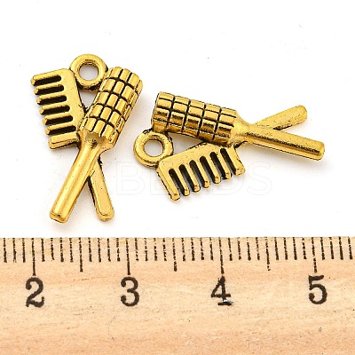 Tibetan Style Alloy Pendants TIBEP-T052-02AG-RS-1