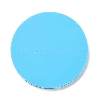 DIY Mother's Day Theme Flat Round Pendant Silicone Molds SIMO-H010-02B-1
