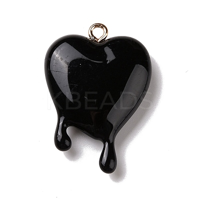 Opaque Resin Pendants RESI-D059-01P-1