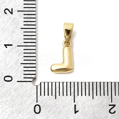 Brass Letter Charms KK-G554-22G-L-1