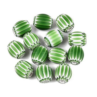Handmade Millefiori Glass Barrel Beads LS-LA-N002-18A-1