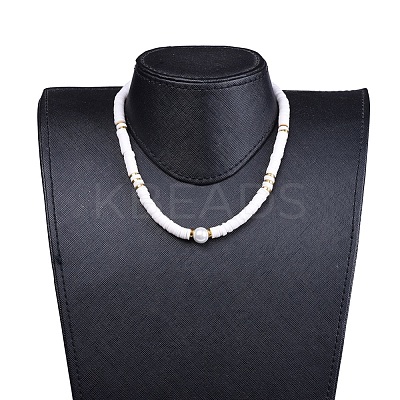 Beaded Necklaces NJEW-JN02726-01-1