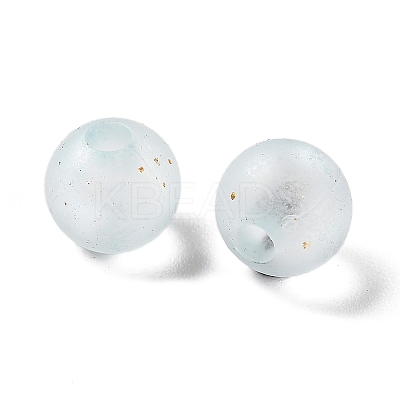 Frosted Transparent Acrylic Beads X1-OACR-F013-12G-1