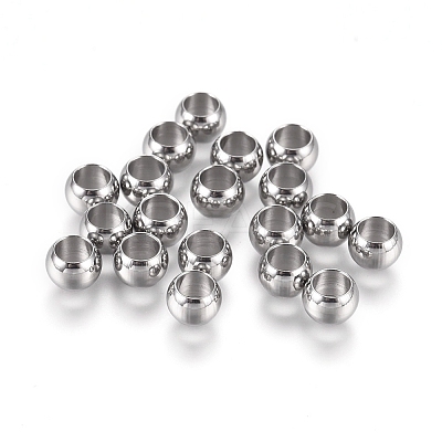 Non-Tarnish 316 Surgical Stainless Steel Beads X-STAS-I144-02P-1