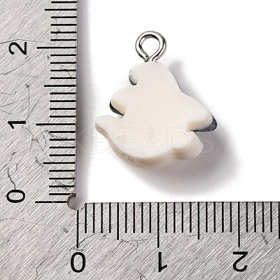 Halloween Theme Opaque Resin Pendants RESI-D075-01H-1