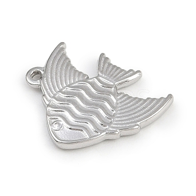 304 Stainless Steel Pendants STAS-K287-08B-P-1