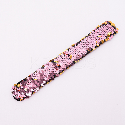 Mermaid Slap Bracelets BJEW-TAC0004-03K-1