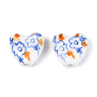 Handmade Porcelain Ceramic Beads PORC-T134-28B-1