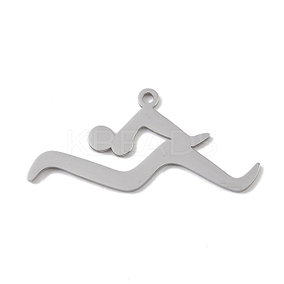 Non-Tarnish 304 Stainless Steel Pendants STAS-B062-10P-1
