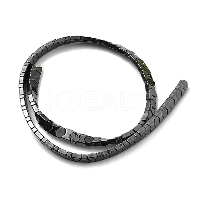 Electroplated Synthetic Non-magnetic Hematite Beads Strands G-Q1009-C02-01-1