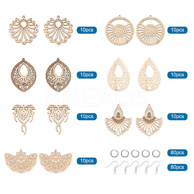 DIY Dangle Earring Making Kits DIY-BY0001-01-1